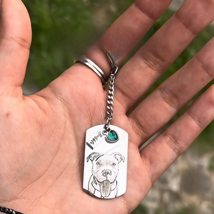 Lunarosa® | Portachiavi animale personalizzato
