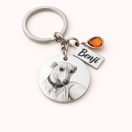 Lunarosa® | Portachiavi animale personalizzato